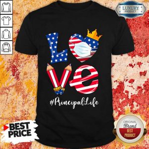 Love American Flag Principal Shirt