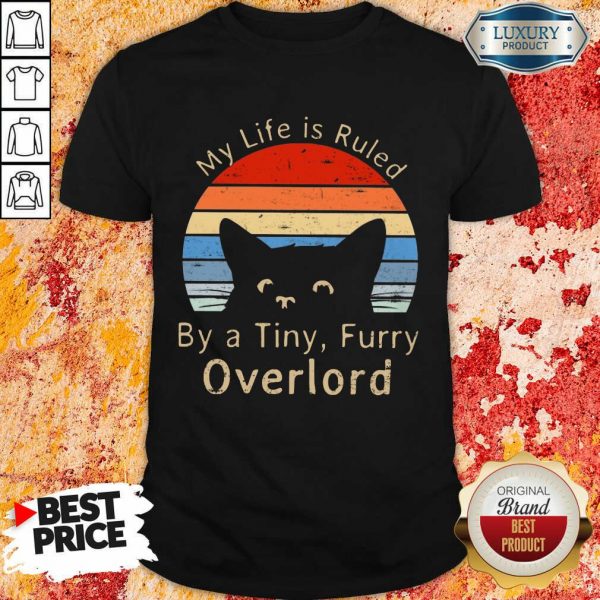 My Life Is Ruled By A Tiny Overlord Vintage Shirt
