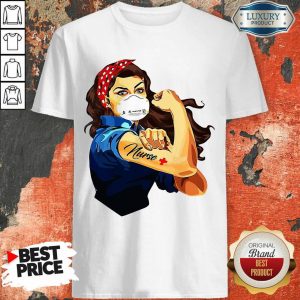 Strong Girl Tattoo Nurse Shirt