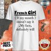 French Girl Face Shirt