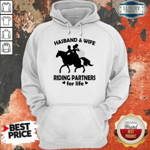 Horse Husband And Wife Riding Partners Hoodie