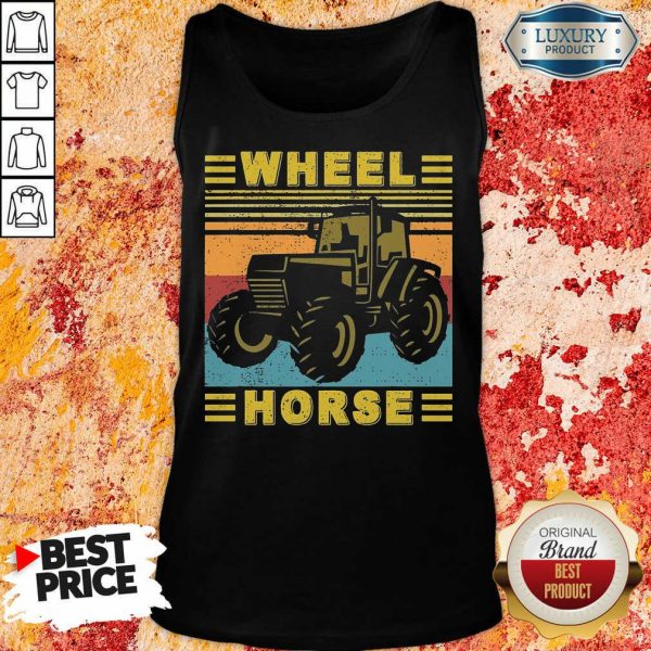 Hot Farmer Wheel Horse Tank Top