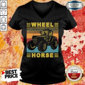 Hot Farmer Wheel Horse V-neck