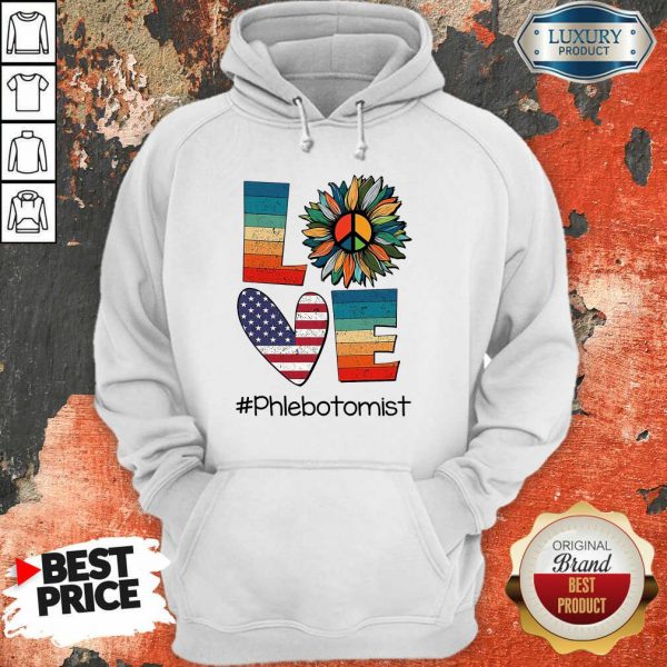 Vip American Love Phlebotomist hoodie
