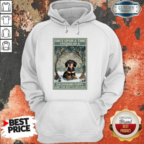 Vip Dachshund The Rest History Poster hoodie