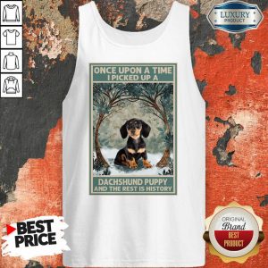 Vip Dachshund The Rest History Poster Tank Top