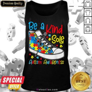 Be A Kind Sole Autism Awareness Converse Tank Top