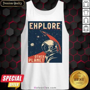 Explore Other Planet Poster Tank Top