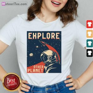 Explore Other Planet Poster V-neck