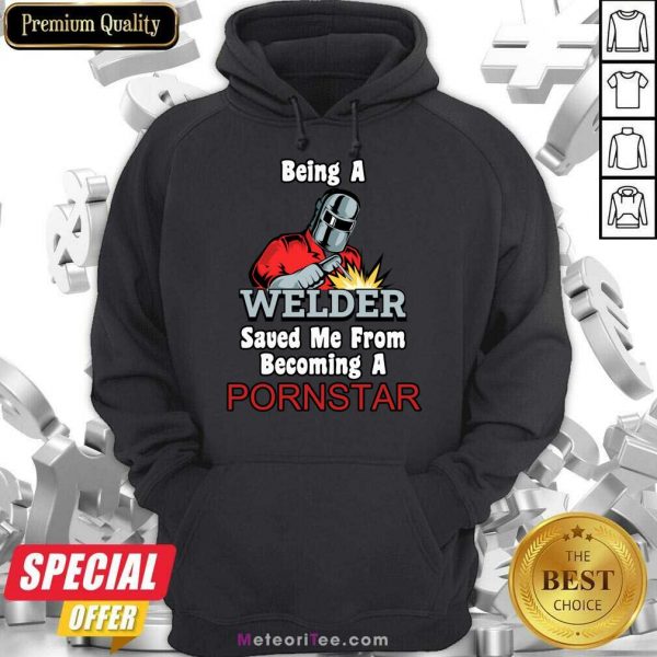 Being A Welder Saved Me From Becoming A Pornstar Hoodie