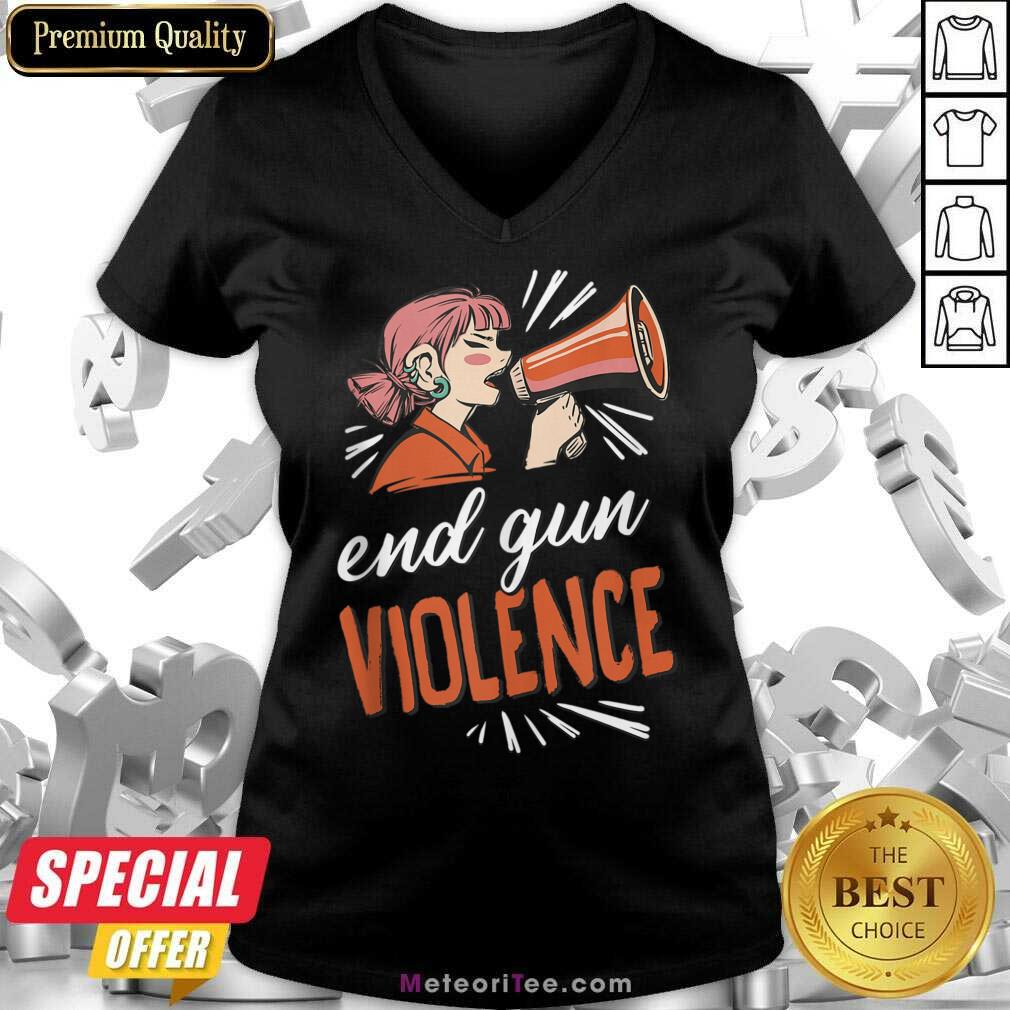 End Gun Violence V-neck