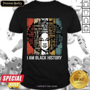 I Am Black History Womens Vintage Shirt