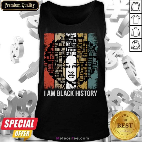 I Am Black History Womens Vintage Tank Top